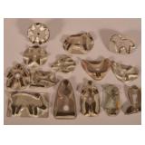 Group of Antique Tin Cookie Cutters