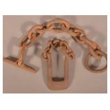 2 Antique Wrought Iron Conestoga Wagon Rough Locks