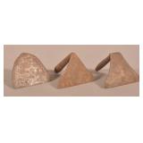 3 Antique Wrought Iron Dough Scrapers