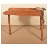 Antique Buch Wood Straw Cutter