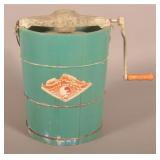 Large Vintage White Mountain Ice Cream Freezer