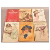 6 Early Issues Ladies Home Journal Magazines