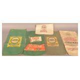 5 Advertising Alfalfa, Corn & Seed Bags