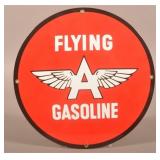 Reproduction Flying A Porcelain Gasoline Sign