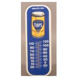 Vintage Metal Tops Sweet Snuff Thermometer