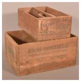 2 Antique General Store Shipping Crates