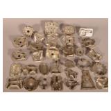 Collection of Antique Tin Kitchen Cookie Cutters