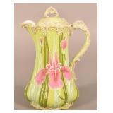 Antique Japanese Porcelain Moriage Pitcher