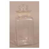 Ground Glass Antique Candy Jar