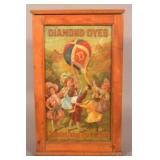 Antique Diamond Dyes Children w/ Balloon Cabinet