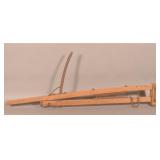 Antique Primitive Log Holder