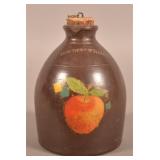 Antique Brown Glaze Cowden & Wilcox Jug