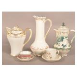 Porcelain Haviland Limoges Chocolate Pot & Others