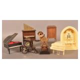 Small Collection Vintage Music Boxes