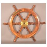 Vintage German Wood Ship