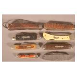 Group of Vintage Pocket Knives