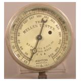 "The Mullen Tester" Nickel-Plated Steam Gauge