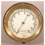 Jas Marsh & Co Chicago Standard Pressure Gauge
