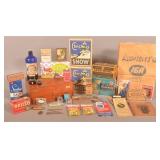 Lg. Assortment Vintage Advertising Tins & Packages