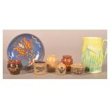 Group of Miniature Redware and Pottery