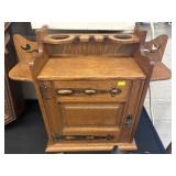 Oak Single Door Wall Cabinet