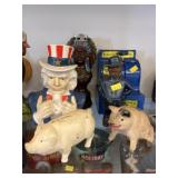 Still Banks with Table Lighter