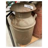 Vtg. Small Milk Can