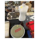 Miniature Dress Form with Canteen