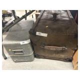 (2) Metal Storage Boxes