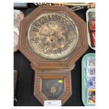 USG Harness Oil Advertising Wall Clock