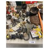 Cast Iron Trinkets, Animals, Plaques, etc.