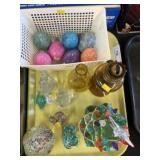 Alabaster Eggs, Miniature Lighted Tree, Figurines