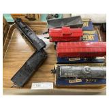 American Flyer Locomotive with Freight Cars