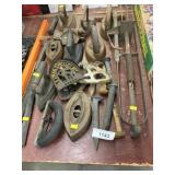 Flat Irons, Mole Trap, etc.