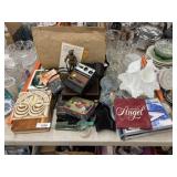 Glass Vases, Candlestick Holders,