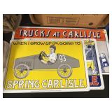 (2) Contemporary Steel Signs