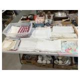 Assort. of Tablecloths & Linens