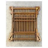 Victorian Oak Wall Rack