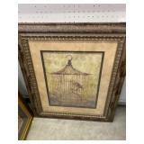 Artist Signed Print of Bird Cage