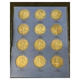(12) Walking Liberty Silver Half Dollars