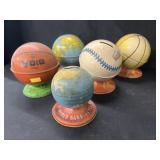 (5) Tin Litho Still Banks