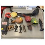 Cast Iron Figurines and Door Opener