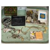 Costume Jewelry, Tokens and Collector Coins, etc.