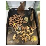 Attributed Hubley and Cast Metal Animal Figures