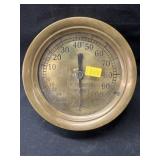 19th Century Brass Vacuum Gauge