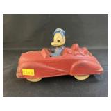 Vintage Sun Rubber Donald Duck Roadster