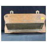 Victorian Carved Wood Wall Pocket
