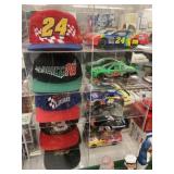 Diecast Stock Cars and Hats