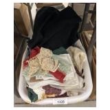 Laundry Basket of Textiles