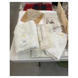 Antique Linens, Embroidery, Doilies